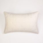 Amity home mesa linen  velvet quilt in ivory   subtle square stitching