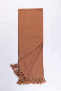 Amity home dempsey super throw in ochre   fringed textured weave