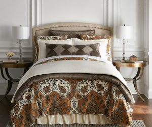 Amity home sophia ochre  christelle collection in ochre   ornate medallion pattern