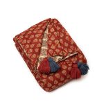 Amity home mira quilt in claret   reversible design