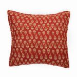 Amity home mira claret euro sham   block print pattern