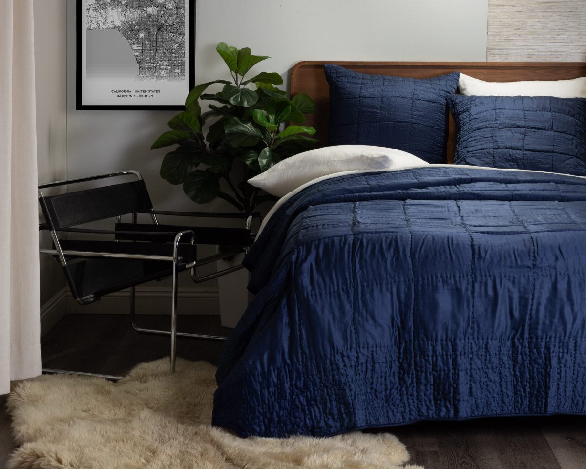 Madison Quilt, Indigo, Set - Image 2