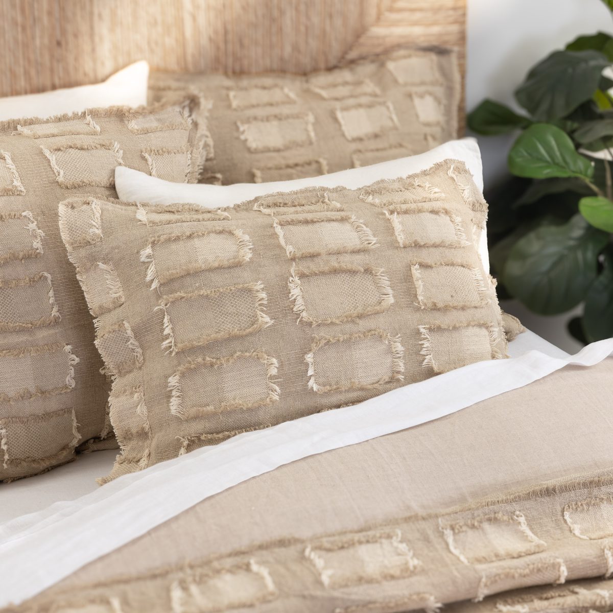 Amity home hamilton coverlet in natural   fringed rectangular texture