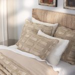 Amity home hamilton coverlet in natural   fringed square texture