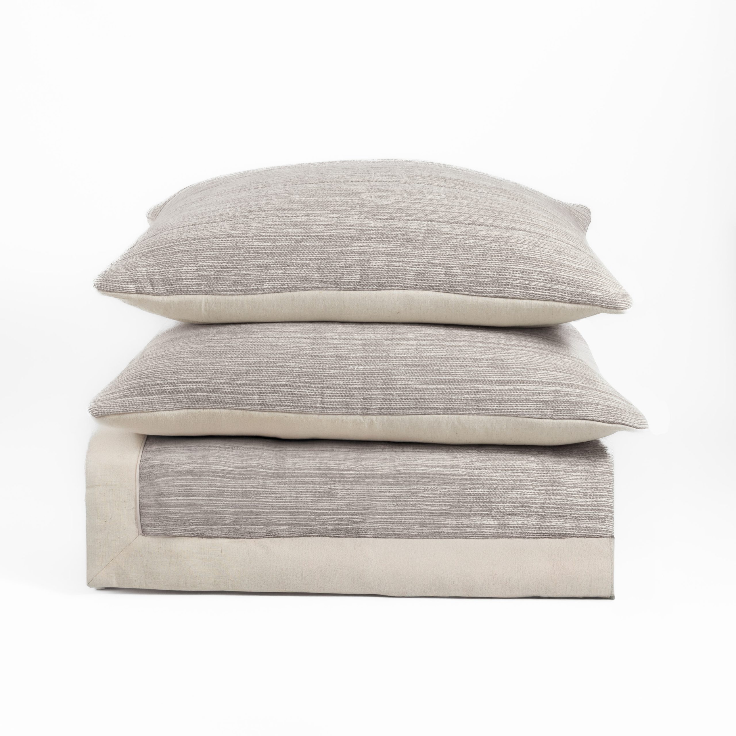 Cc998g2 | Amity Home Amity home gill quilt in grey textured stripe design