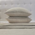 Amity home gill quilt in natural   subtle textured stripe pattern