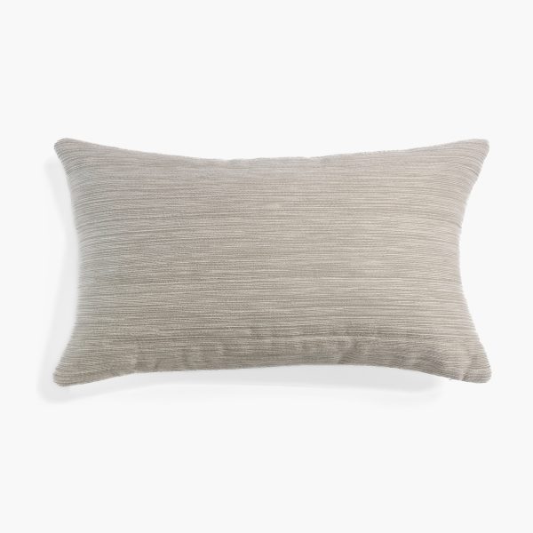 Amity home gill sham in natural   textured horizontal stripes