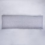 Amity home victoria  amalfi pillow in light grey   textured weave