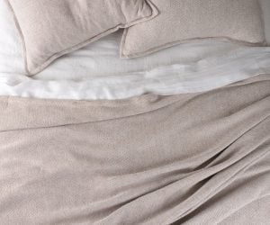 Amity home silas coverlet in natural   textured weave