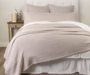Amity home silas coverlet in natural   textured weave