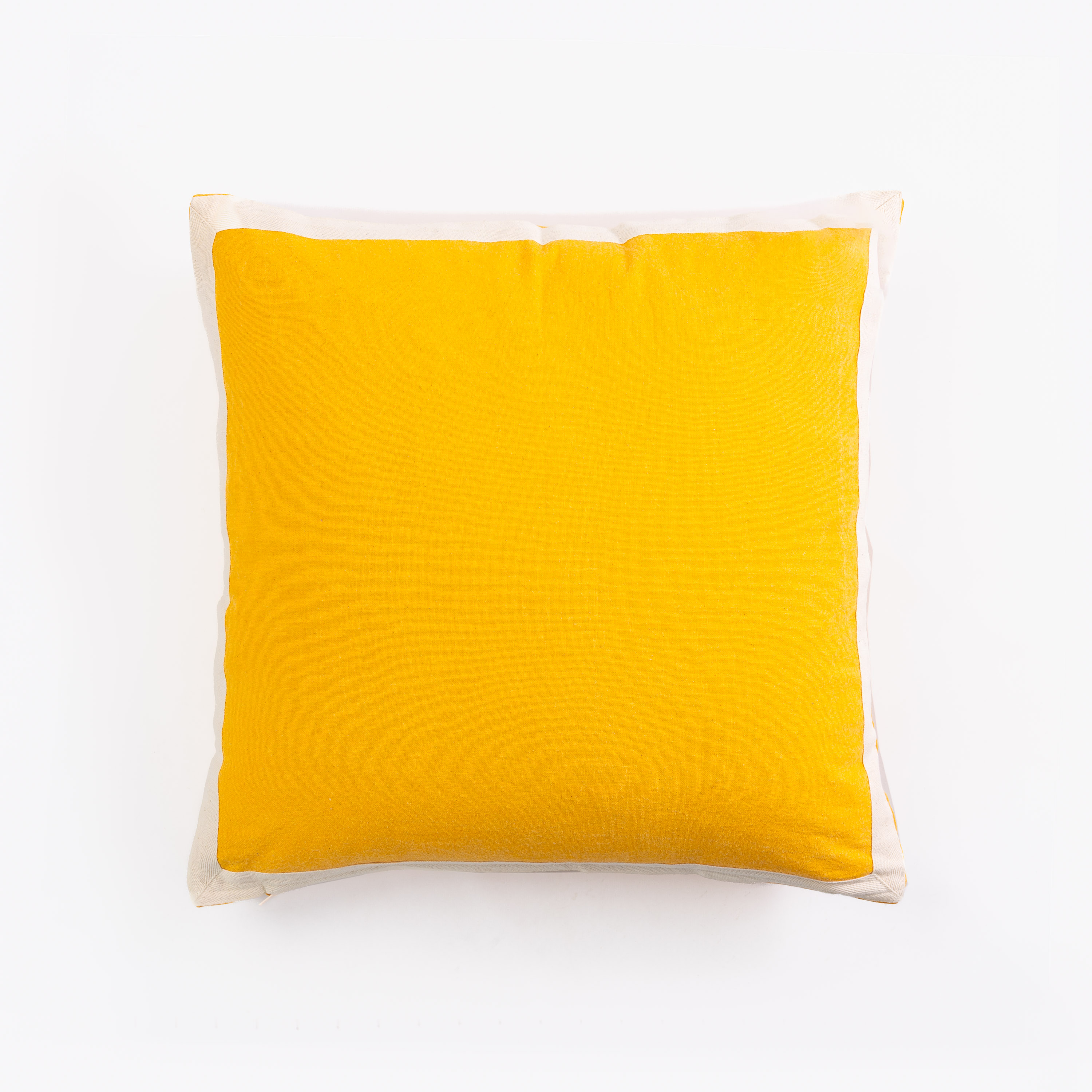 Ccach22036 | Amity Home Amity home connor pillow in yellow contrast border design