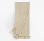 Amity home luke throw in olive   herringbone weave
