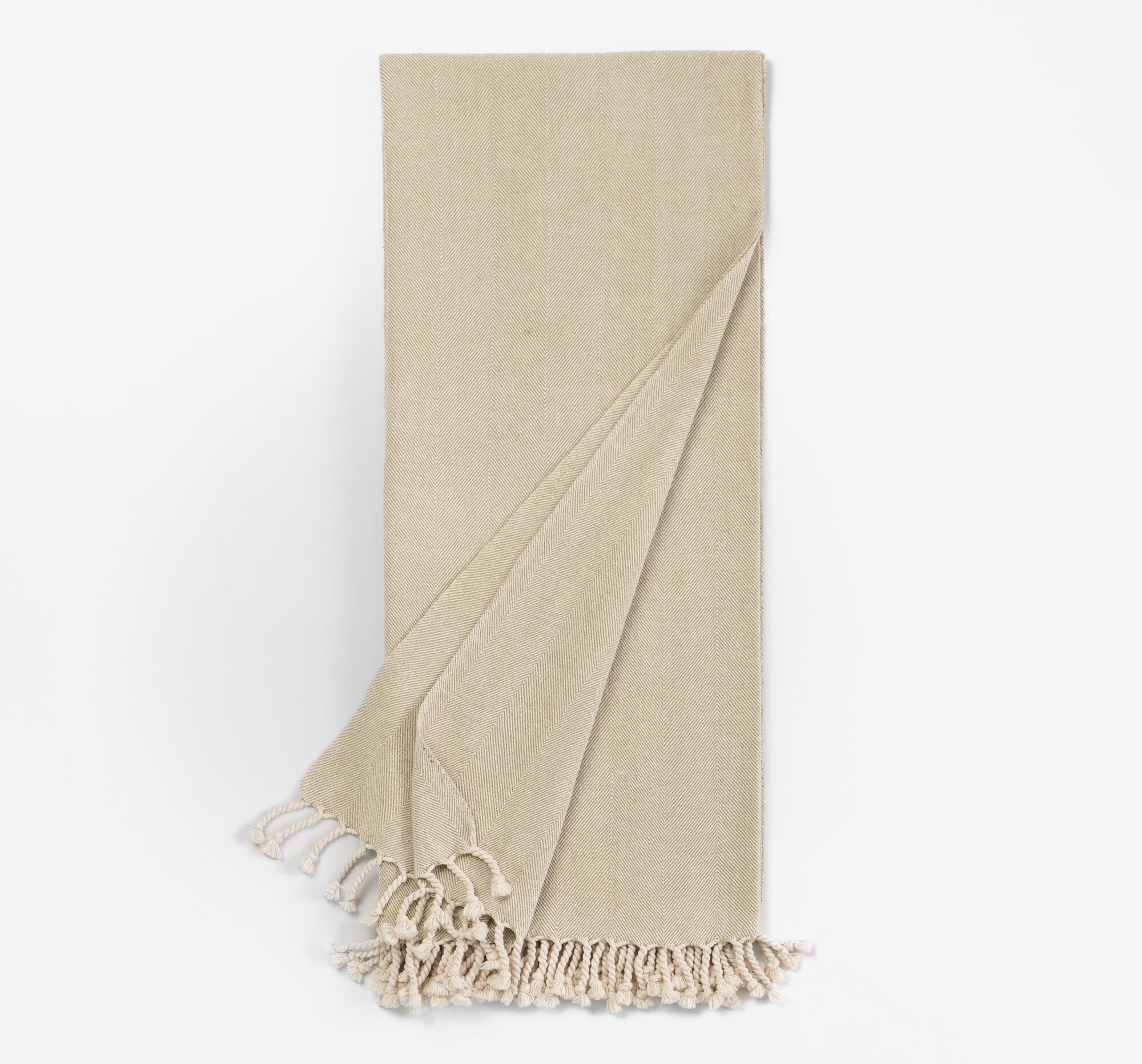 Ccth511160 | Amity Home Amity home luke throw in olive herringbone weave