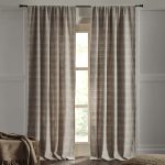 Amity home rugby curtain in natural   textured weave