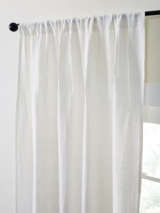 Amity home brady linen curtain in ivory natural   textured linen weave