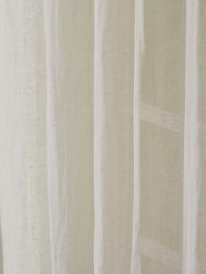 Amity home genevieve linencotton curtain in champagne   textured weave