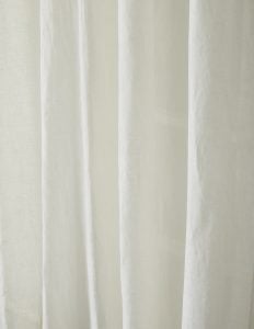 Amity home genevieve linencotton curtain in ivory   textured weave
