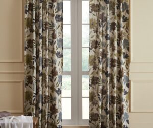 Amity home adair curtain in multi floral   rod pocket top