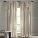 Amity home ethan velvet curtain in ivory   soft velvet drape