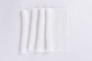 Amity home ranier linen cocktail napkin set in ivory   soft linen weave