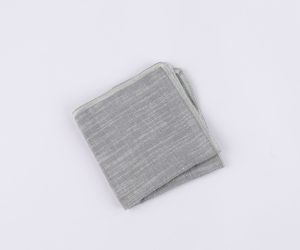 Amity home harlow cocktail napkin set in mineral   fine woven texture