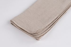 Amity home harlow cocktail napkin set in natural   textured linen weave