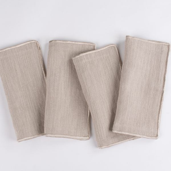 Harlow Cocktail Napkin Set (Set Of 4), Natural