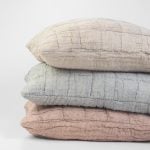 Amity home johnston quilt in tawny   crinkled texture