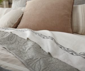 Amity home davina  hopkins collection in neutrals   geometric embroidered border