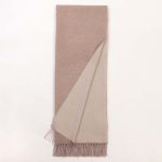 Amity home dunn super throw in natural   reversible cashmere blend