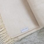 Amity home daly super throw in natural   soft fringed edge