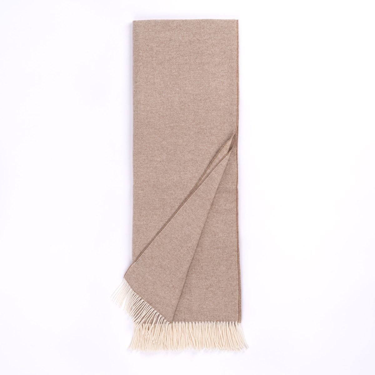 Daly, Sand, Super Throw (100% Wool) - Image 1