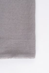 Amity home ranier linen guest towel set in grey   frayed edge