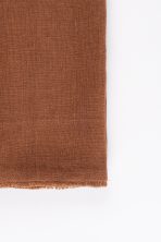 RANIER LINEN GUEST TOWEL SET (Set of 2), SADDLE