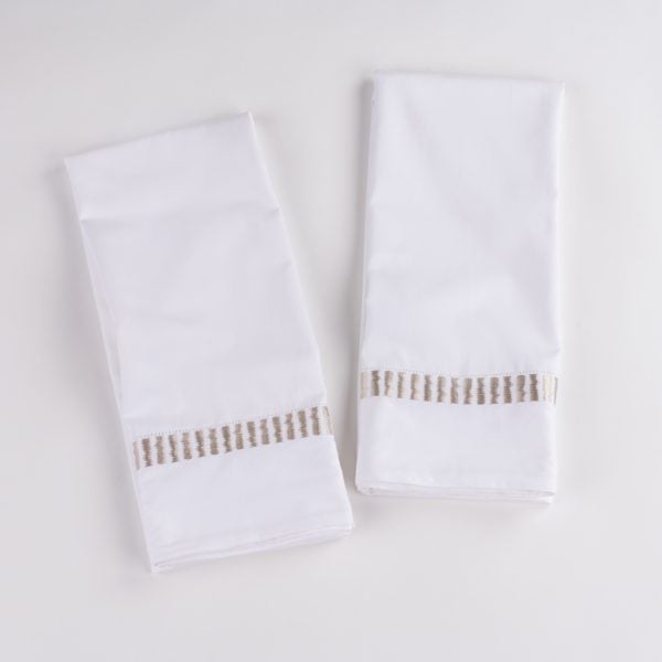 Savona Guest Towel Set (Set Of 2), Oyster