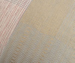 Amity home senti pillow in mocha multi color   striped  basket weave