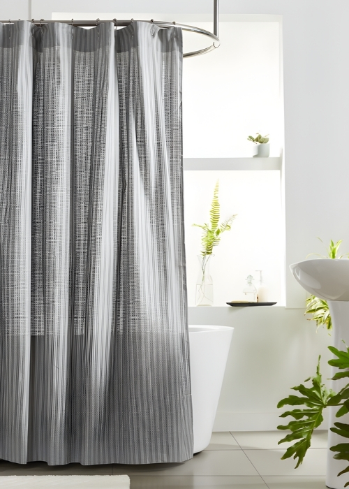 Hayes stripe shower curtain