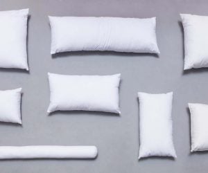 Amity home assorted sizes pillow duck downfeather filler in white   plush natural fill