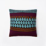 Amity home lola pillow in multi color   intricate embroidered pattern
