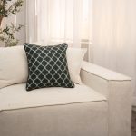 Amity home cara pillow in espresso  teal   embroidered moroccan pattern