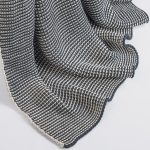 Amity home cooper throw in charcoal grey   two tone textured weave