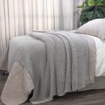Amity home cooper throw in grey   woven texture