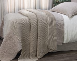 Amity home cooper throw in natural   two tone woven texture