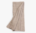 Amity home egan throw in stone   textured knit weave