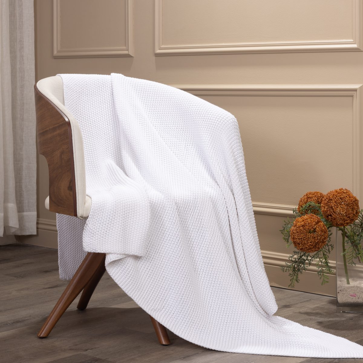 Egan, White, Throw - Image 2