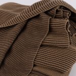 Amity home amory coverlet in tobacco   ribbed knit texture