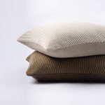 Amity home amory coverlet in tobacco   ribbed knit texture