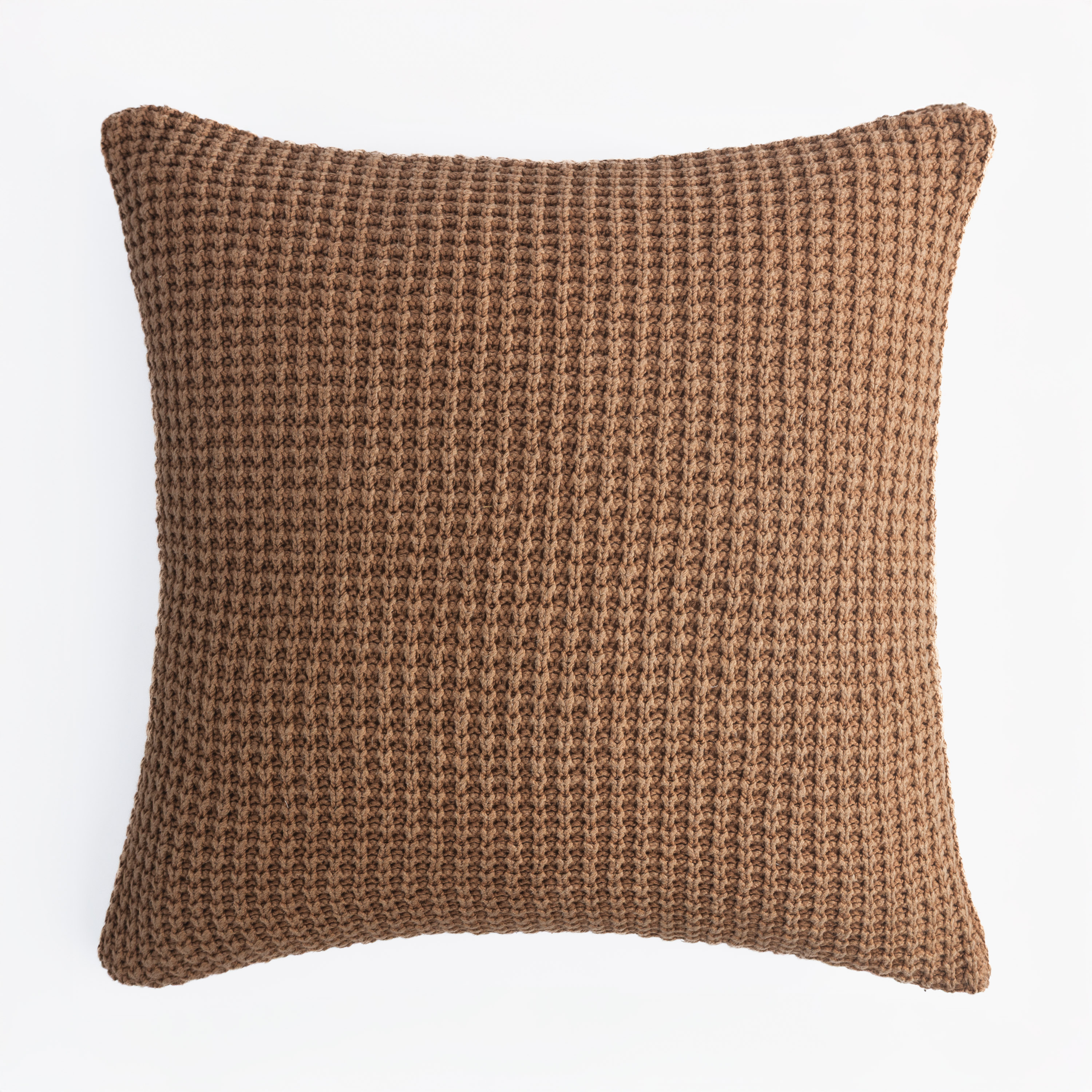 Kd2044cth12 | Amity Home Amity home mason pillow in copper waffle knit texture