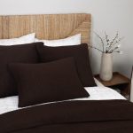 Amity home somaya coverlet in cocoa   textured quilt