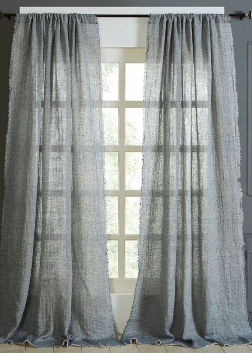 Kent linen reversible curtain